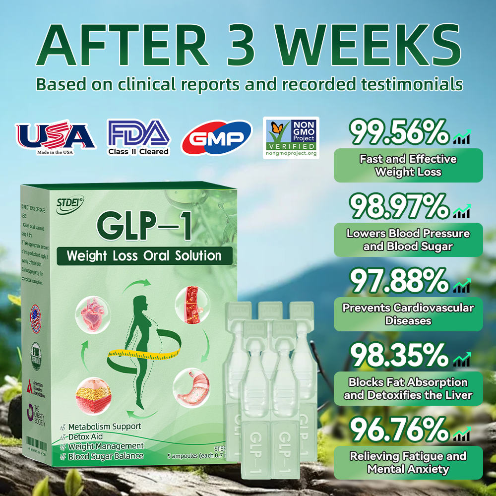 ⏰Final spot left! ⚡Limited-time 30% OFF! STDEI® GLP-1 Weight Loss Oral Solution