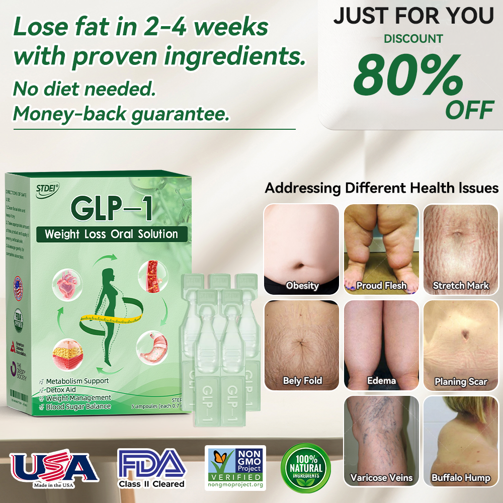 ⏰Final spot left! ⚡Limited-time 30% OFF! STDEI® GLP-1 Weight Loss Oral Solution