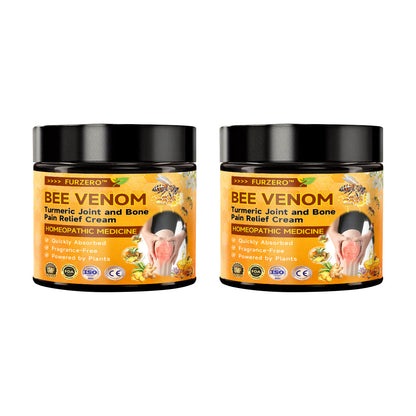 Furzero™🌹 Bee Venom & Turmeric Joint and Bone Pain Relief Cream (Specializes in Joint and Arthritis Pain & AAOS Recommends)
